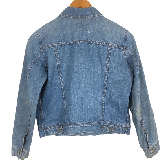 Calvin Klein Jeans Men's Vtg Trucker Denim Jacket Medium Cotton Medium Wash - Picture 6 of 10